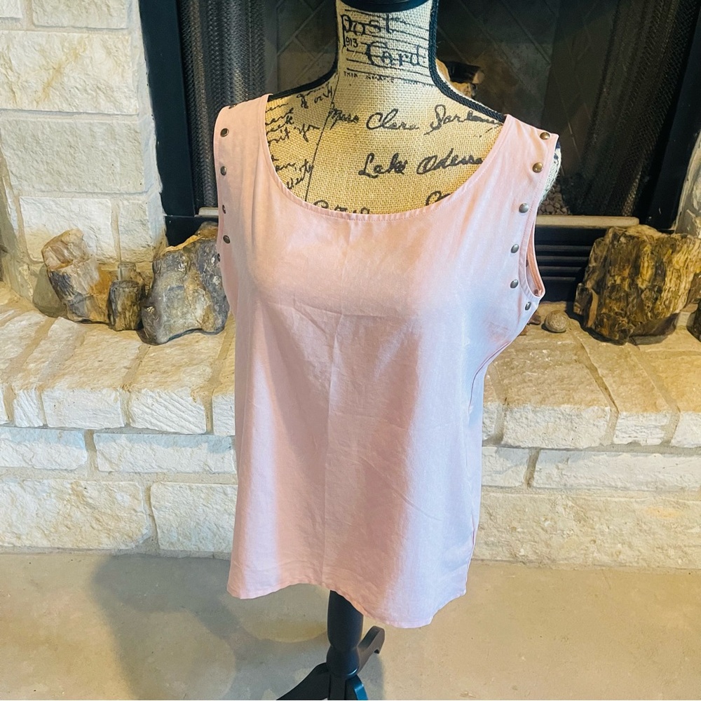 Pink Sleeveless Top
